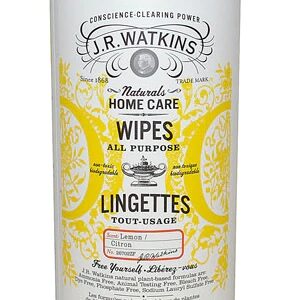 Comprar j. R. Watkins all purpose wipes lemon -- 35 wipes preço no brasil household cleaning products household cleaning wipes natural home suplementos em oferta suplemento importado loja 3 online promoção -