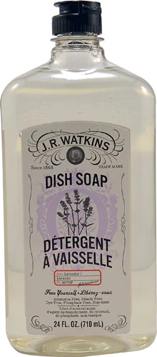 Detergente Líquido J.R. Watkins Lavanda 680ml - Limpeza Eficaz e Aroma Relaxante