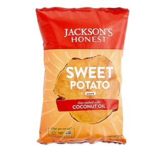 Chips de Batata Doce Jackson's Honest Óleo de Coco 142g