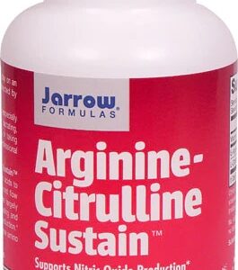 Jarrow Formulas Arginine-Citrulline Sustain 120 Tabletes - Potencialize Sua Performance