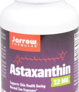 Jarrow Formulas Astaxantina 12mg - 60 Cápsulas Gelatinosas: Poder Antioxidante Essencial