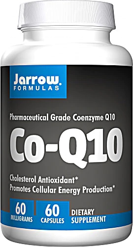 Jarrow Formulas Co-Q10 60mg - 60 Cápsulas - Energia e Saúde Cardiovascular