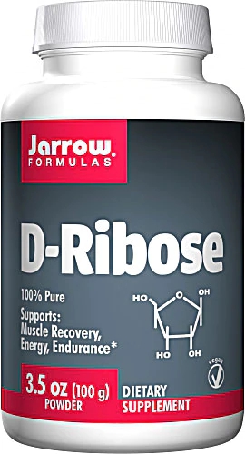 Jarrow Formulas D-Ribose em Pó - 99g - Energia Celular e Recuperação Muscular