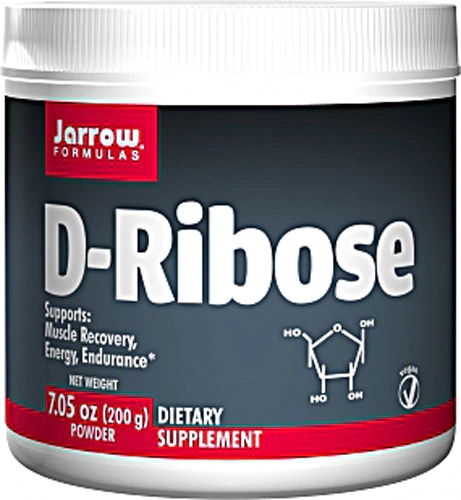 Jarrow Formulas D-Ribose em Pó 200g - Suporte Energético Muscular
