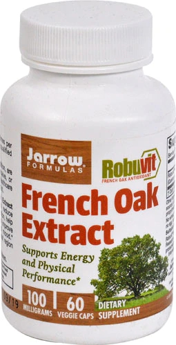 Jarrow Formulas Extrato de Carvalho Francês Robuvit® 100mg - 60 Cápsulas Vegetais