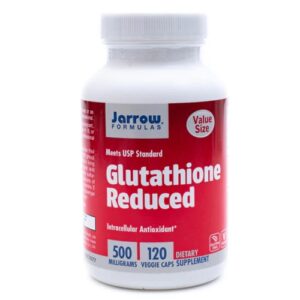 Jarrow Formulas Glutathione Reduzido 500 mg - 120 Cápsulas Vegetais