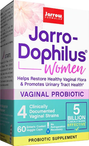 Jarro-Dophilus Women Jarrow Formulas 60 Cápsulas Veganas - Probiótico Feminino 5 Bilhões CFU