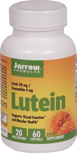 Jarrow Formulas Luteína 20mg com Zeaxantina 4mg - 60 Cápsulas Softgel