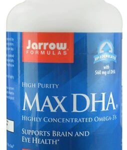 Jarrow Formulas Max DHA® - 180 Cápsulas Gelatinosas: Saúde Cerebral e Visual Otimizada