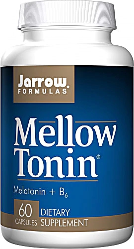 Jarrow Formulas Mellow Tonin Melatonina 3mg 60 Cápsulas - Bem-Estar e Sono Repousante