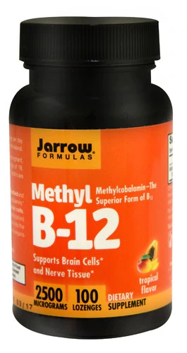 Jarrow Formulas Metil B-12 Tropical 2500 mcg - 100 Pastilhas