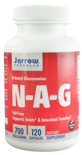 Jarrow Formulas N-A-G 700mg - 120 Cápsulas - Suporte para Articulações e Bem-Estar Digestivo