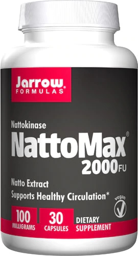 Jarrow Formulas NattoMax 2000 FU - 100mg - 30 Cápsulas - Suporte Cardiovascular