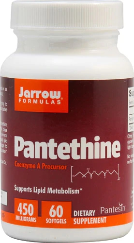 Jarrow Formulas Pantetina 450 mg - 60 Cápsulas Gelatinosas: Suporte Essencial para Saúde Metabólica
