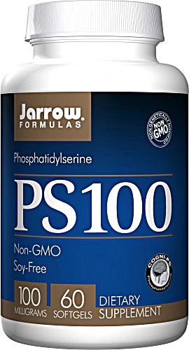 Jarrow Formulas Fosfatidilserina PS 100 mg - 60 Cápsulas Softgel - Suporte Cognitivo