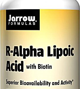 Jarrow Formulas R-Alpha Lipoic Acid com Biotina 100mg - 60 Cápsulas
