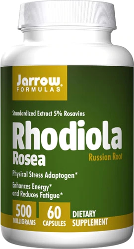 Rhodiola Rosea Jarrow Formulas 60 Cápsulas - Energia e Bem-Estar Natural