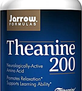 Jarrow Formulas Theanine 200 -- 200 mg - 60 Veggie Caps