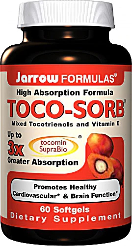 Jarrow Formulas Toco-Sorb® 60 Softgels - Vitamina E Poderosa