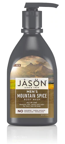 Sabonete Líquido Corporal Masculino Jason Mountain Spice - 887ml (30 fl oz)