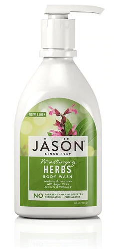 Sabonete Líquido Corporal Jason Moisturizing Herbs 887ml - Hidratação Natural