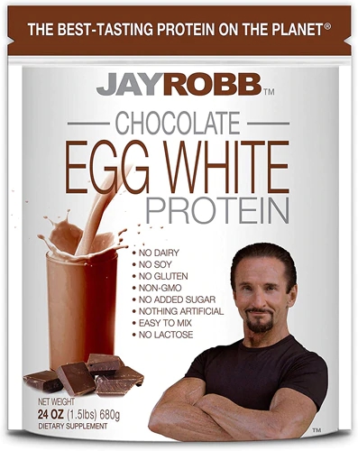 Proteína Isolada da Clara de Ovo Jay Robb Chocolate 680g