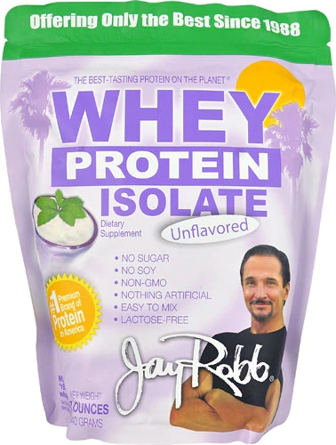 Jay Robb Whey Protein Isolado Sem Sabor 340g - Pureza e Recuperação Muscular