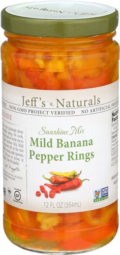 Pimenta Banana em Conserva Jeff's Naturals Sunshine Mix Suave - 355ml