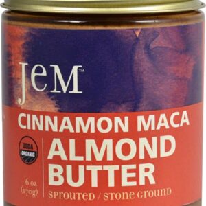 Jem Raw Organic Sprouted Almond Butter Cinnamon -- 6 oz