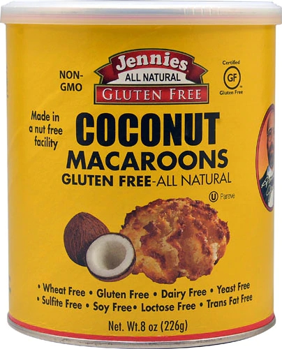 Jennies Macaroons Gluten Free Coconut -- 8 oz