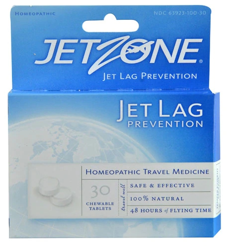 Jetzone Jet Lag Prevention 30 Comprimidos Mastigáveis - Combata o Desconforto do Fuso Horário