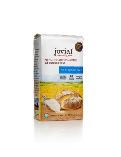 Farinha de Trigo Einkorn Integral Jovial 100% Orgânica 907g - Grão Ancestral para Sua Cozinha