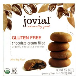 Comprar jovial organic cream filled cookies gluten free chocolate -- 7 oz preço no brasil cookies food & beverages other cookies snacks suplementos em oferta suplemento importado loja 41 online promoção -
