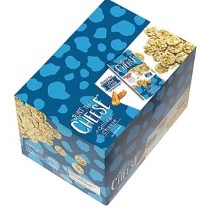 Just The Cheese Crunchy Minis Sem Glúten Queijo Quente - 16 Pacotes Individualizados