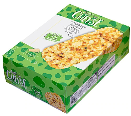 Just The Cheese Snack Queijo Crocante Jalapeño - 24 Barras (480g)