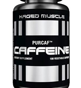 Kaged Muscle PurCaf™ Cafeína Vegana - 100 Cápsulas Vegetais - Energia Natural