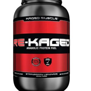 Kaged Muscle Re-Kaged Pós-Treino Morango Limonada - 20 Porções - Recuperação Muscular