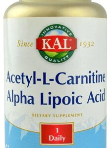 Kal Acetil-L-Carnitina e Ácido Alfa-Lipóico - 60 Tabletes para Energia e Bem-Estar