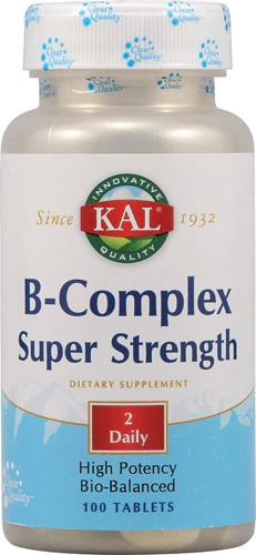 Kal B-Complex Super Strength - 100 Comprimidos: Energia e Bem-Estar Potencializados