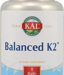 Kal Balanced K2™ - Vitamina D3, K1 e K2 MK-7 - 60 Comprimidos