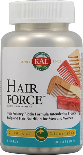 Kal Hair Force 60 Cápsulas: Nutrição Completa para Cabelos Fortes e Saudáveis