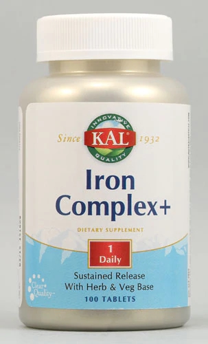 Kal Iron Complex Plus™ -- 25 mg - 100 Tablets