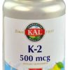 Comprar kal k-2 activmelt™ lemon -- 500 mcg - 100 micro tablets preço no brasil egg protein protein powders sports & fitness suplementos em oferta suplemento importado loja 3 online promoção -