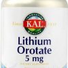 Comprar kal lithium orotate -- 5 mg - 60 vegcaps preço no brasil lithium mood health suplementos em oferta vitamins & supplements suplemento importado loja 1 online promoção -