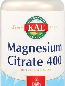 Kal Magnesium Citrate -- 400 mg - 60 Tablets