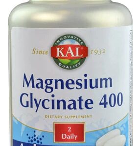 KAL Magnésio Glicinato 400mg - 60 Softgels: Suporte Essencial para o Bem-Estar