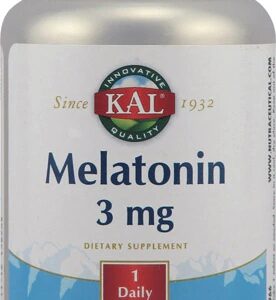 Kal Melatonina 3mg - 120 Comprimidos - Sono Reparador e Bem-Estar