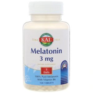 KAL Melatonina Liberação Prolongada 3mg - 120 Comprimidos
