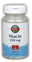 Kal Niacina 250mg - 100 Comprimidos | Vitamina B3 Essencial