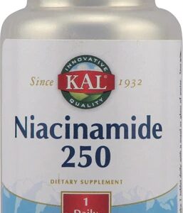 Kal Niacinamide 250mg - 100 Comprimidos | Vitamina B3 Essencial